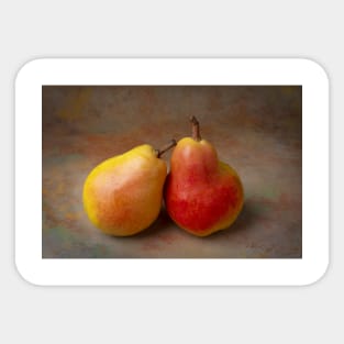 Two Lovely Organic Barlett Pears Sticker